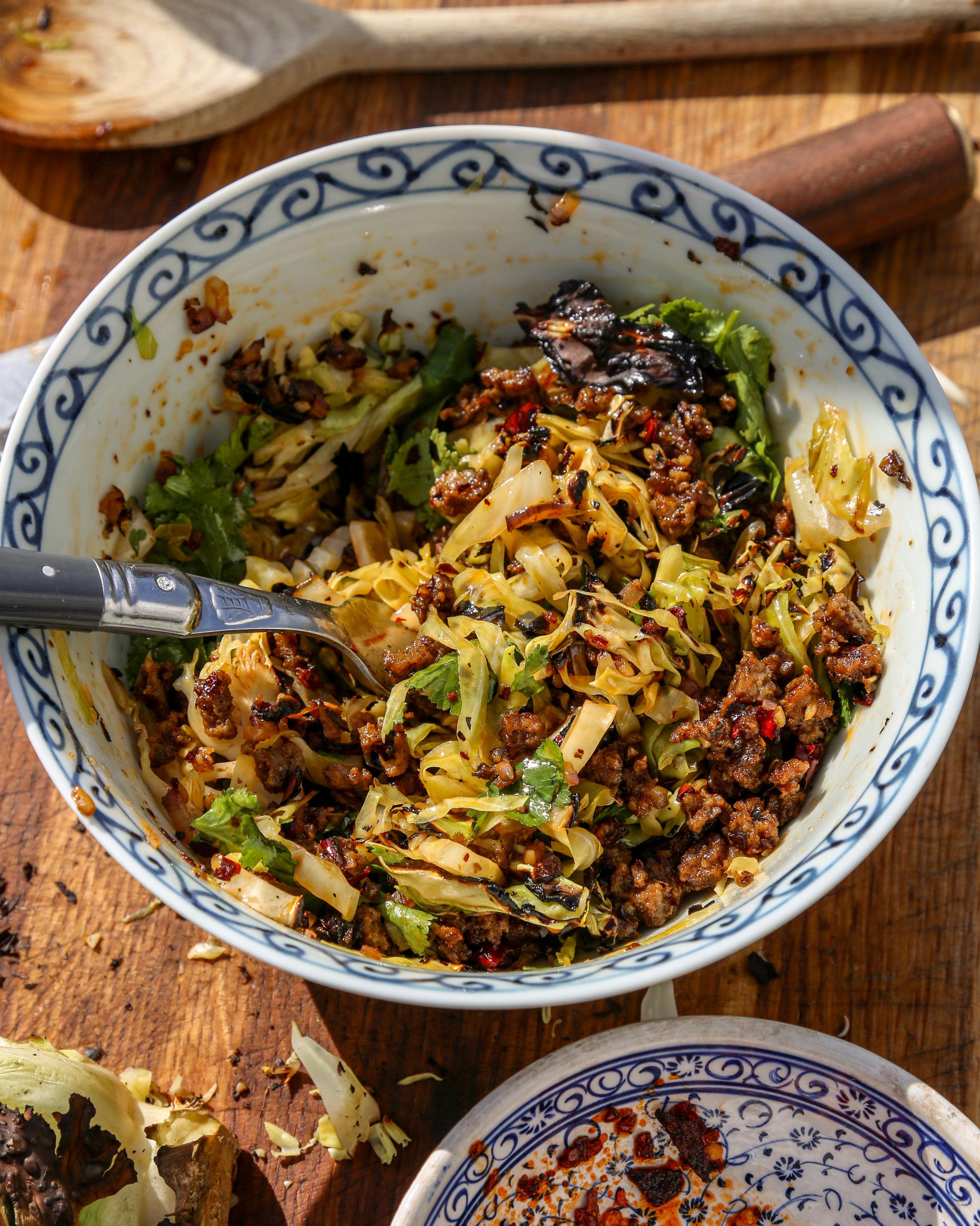 Dan dan style noodles.