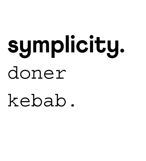 symplicity doner kebab.