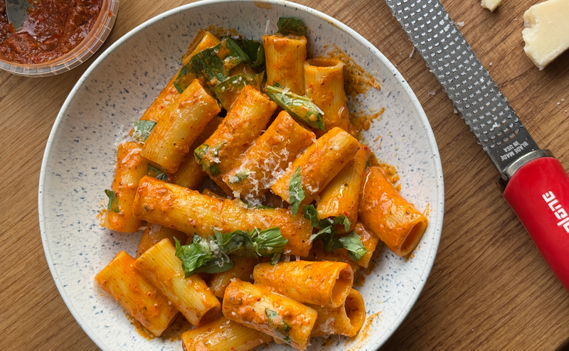 symplicity. vodka pasta.