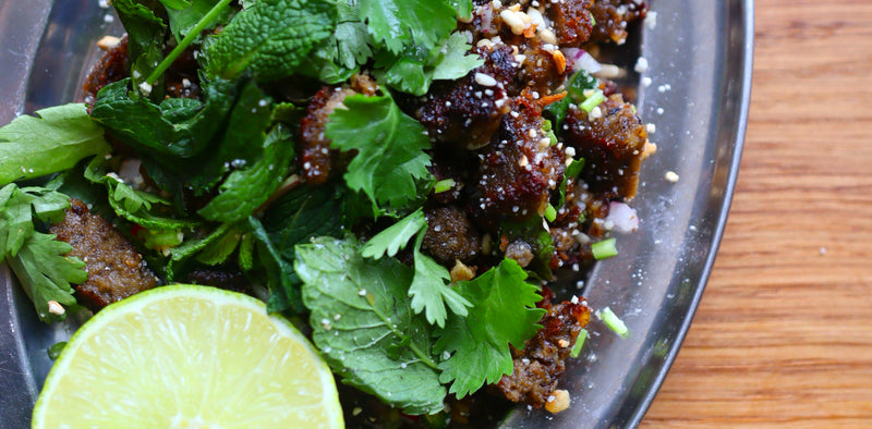 symplicity. Thai larb salad.